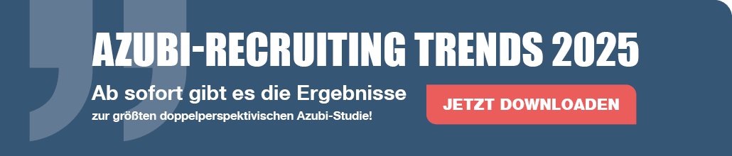 u-form Studie Azubi-Recruiting Trends 2025 - Banner Ergebnisse downloaden